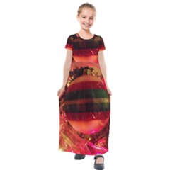 Christmas Tree  1 6 Kids  Short Sleeve Maxi Dress by bestdesignintheworld