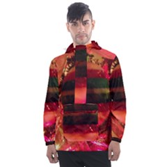 Christmas Tree  1 6 Men s Front Pocket Pullover Windbreaker by bestdesignintheworld