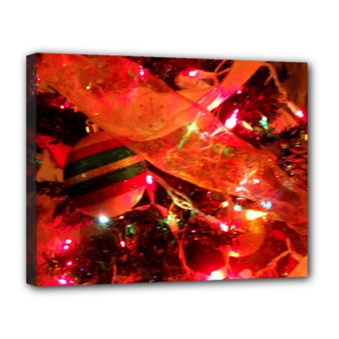 Christmas Tree  1 8 Canvas 14  X 11  (stretched) by bestdesignintheworld