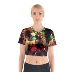 Christmas Tree  1 9 Cotton Crop Top by bestdesignintheworld