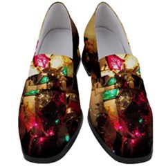 Christmas Tree  1 9 Women s Chunky Heel Loafers by bestdesignintheworld