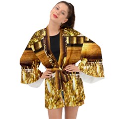 Christmas Tree  1 11 Long Sleeve Kimono