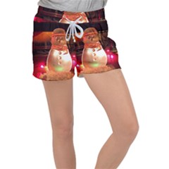 Christmas Tree  1 12 Women s Velour Lounge Shorts by bestdesignintheworld