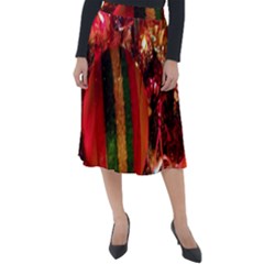 Christmas Tree  1 15 Classic Velour Midi Skirt  by bestdesignintheworld