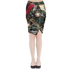 Christmas Tree  1 19 Midi Wrap Pencil Skirt by bestdesignintheworld