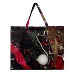 Christmas Tree  1 20 Zipper Large Tote Bag by bestdesignintheworld