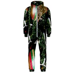 Christmas Tree  1 21 Hooded Jumpsuit (men)  by bestdesignintheworld