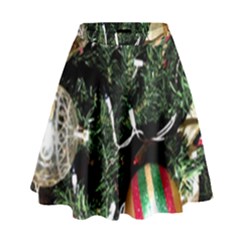 Christmas Tree  1 21 High Waist Skirt