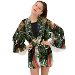 Christmas Tree  1 21 Long Sleeve Kimono