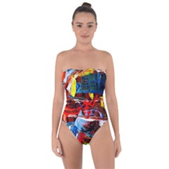 Red Aeroplane 6 Tie Back One Piece Swimsuit by bestdesignintheworld