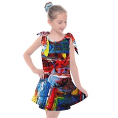 Red Aeroplane 6 Kids  Tie Up Tunic Dress by bestdesignintheworld