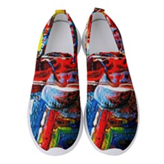 Red Aeroplane 6 Women s Slip On Sneakers by bestdesignintheworld