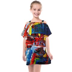 Red Aeroplane 6 Kids  One Piece Chiffon Dress by bestdesignintheworld