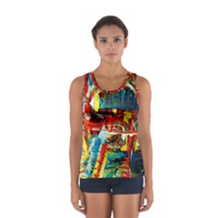 Red Aeroplane 1 Sport Tank Top  by bestdesignintheworld