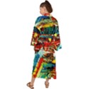 Red Aeroplane 1 Maxi Kimono View2