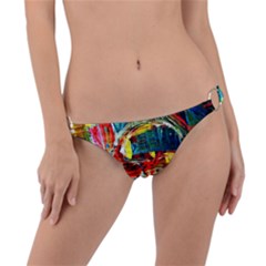 Red Aeroplane 1 Ring Detail Bikini Bottom by bestdesignintheworld