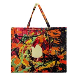 City 1 1 Zipper Large Tote Bag by bestdesignintheworld