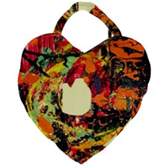 City 1 1 Giant Heart Shaped Tote by bestdesignintheworld