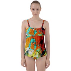 Fragrance Of Kenia 8 Twist Front Tankini Set by bestdesignintheworld