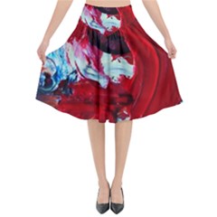 Point Of View-1-1 Flared Midi Skirt by bestdesignintheworld