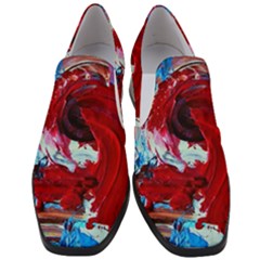 Point Of View-1-1 Women Slip On Heel Loafers by bestdesignintheworld