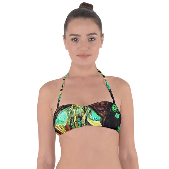 Texas Girl Halter Bandeau Bikini Top