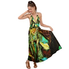 Texas Girl Backless Maxi Beach Dress