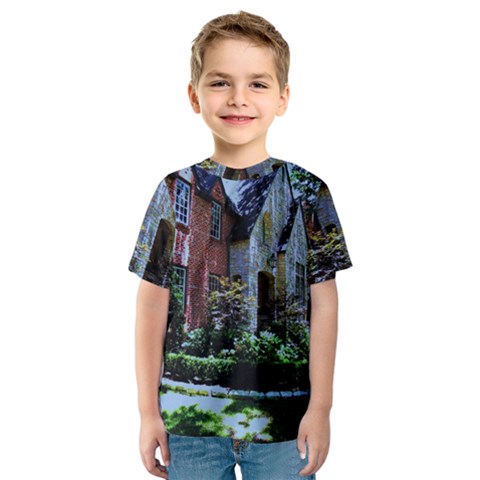 Hot Day In Dallas 53 Kids  Sport Mesh Tee by bestdesignintheworld