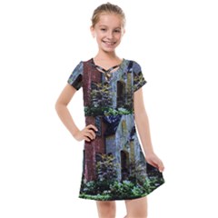 Hot Day In Dallas 53 Kids  Cross Web Dress by bestdesignintheworld