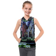 Hot Day In Dallas 53 Kids  Sleeveless Hoodie by bestdesignintheworld