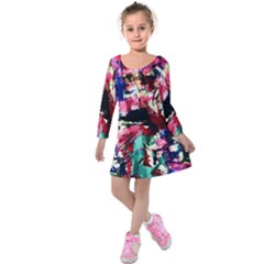 Combat Trans 1 Kids  Long Sleeve Velvet Dress by bestdesignintheworld