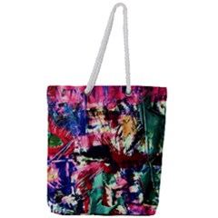 Combat Trans 1 Full Print Rope Handle Tote (large) by bestdesignintheworld