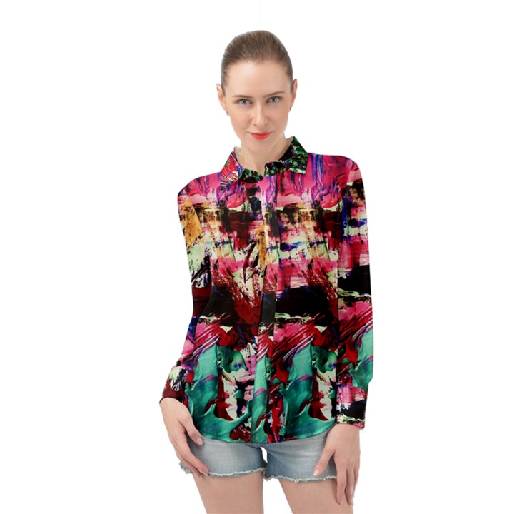 Combat Trans 1 Long Sleeve Chiffon Shirt