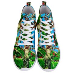 Coral Tree 2 Men s Lightweight High Top Sneakers by bestdesignintheworld