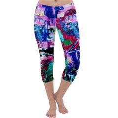 Combat Trans 6 Capri Yoga Leggings by bestdesignintheworld