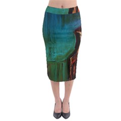 Ceramics Of Ancient Land 10 Midi Pencil Skirt by bestdesignintheworld