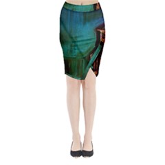 Ceramics Of Ancient Land 10 Midi Wrap Pencil Skirt by bestdesignintheworld