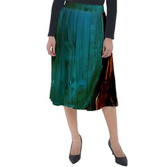 Ceramics Of Ancient Land 10 Classic Velour Midi Skirt  by bestdesignintheworld