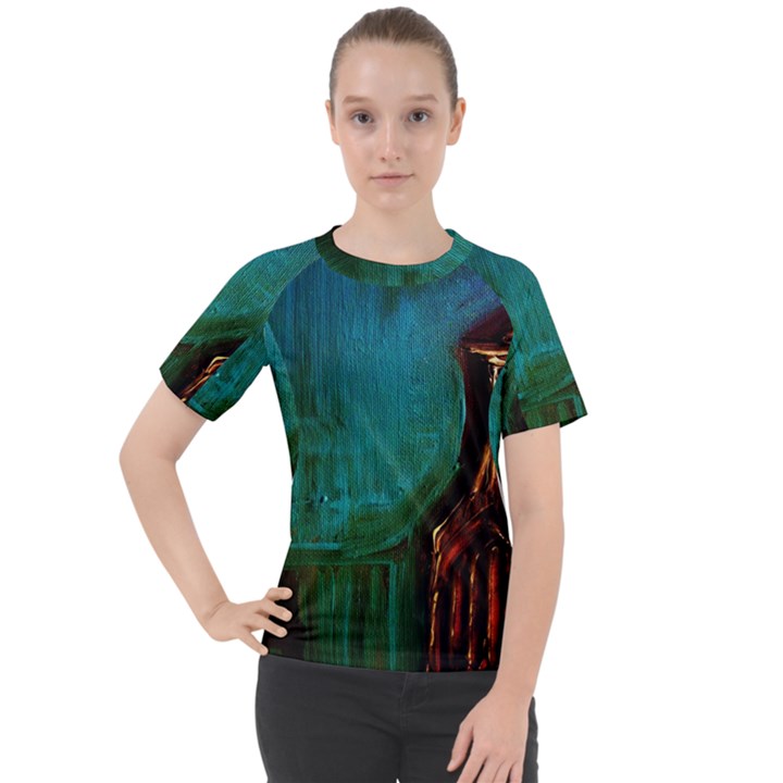 Ceramics Of Ancient Land 10 Women s Sport Raglan Tee