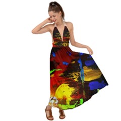 Balboa   Islnd On A Snd 5 Backless Maxi Beach Dress