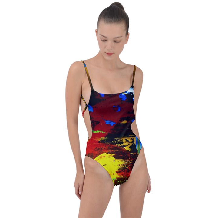 Balboa   Islnd On A Snd 5 Tie Strap One Piece Swimsuit