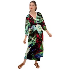 Cabin In The Mountain 4 Grecian Style  Maxi Dress