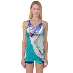 Marine On Balboa Island One Piece Boyleg Swimsuit