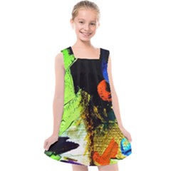 I Wonder 1 Kids  Cross Back Dress by bestdesignintheworld