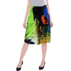 I Wonder 1 Midi Beach Skirt by bestdesignintheworld