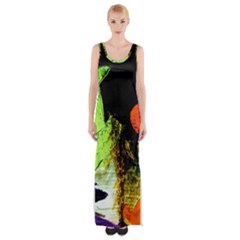 I Wonder 1 Thigh Split Maxi Dress by bestdesignintheworld