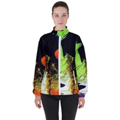 I Wonder 1 Women s High Neck Windbreaker by bestdesignintheworld