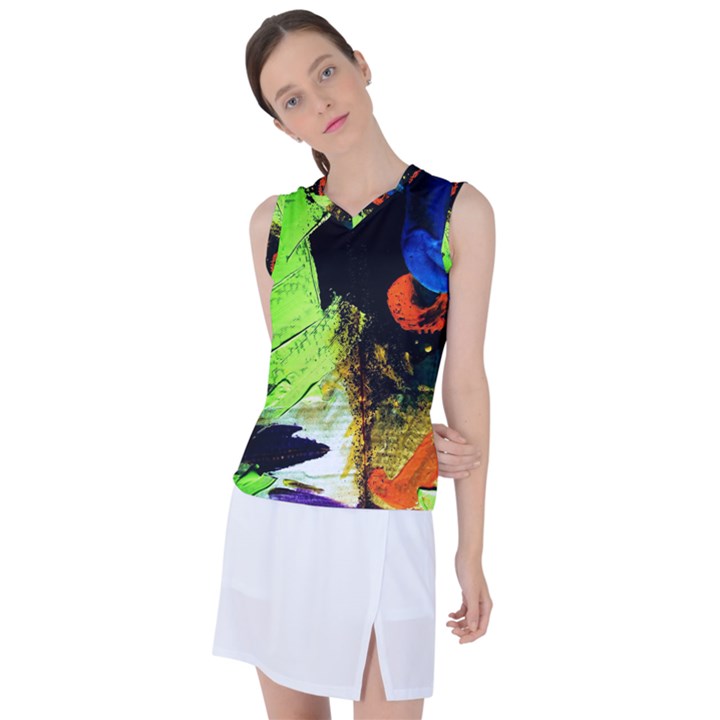 I Wonder 1 Women s Sleeveless Sports Top