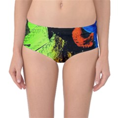 I Wonder 1 Mid-waist Bikini Bottoms by bestdesignintheworld