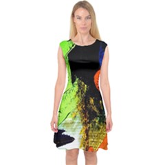 I Wonder 1 Capsleeve Midi Dress by bestdesignintheworld